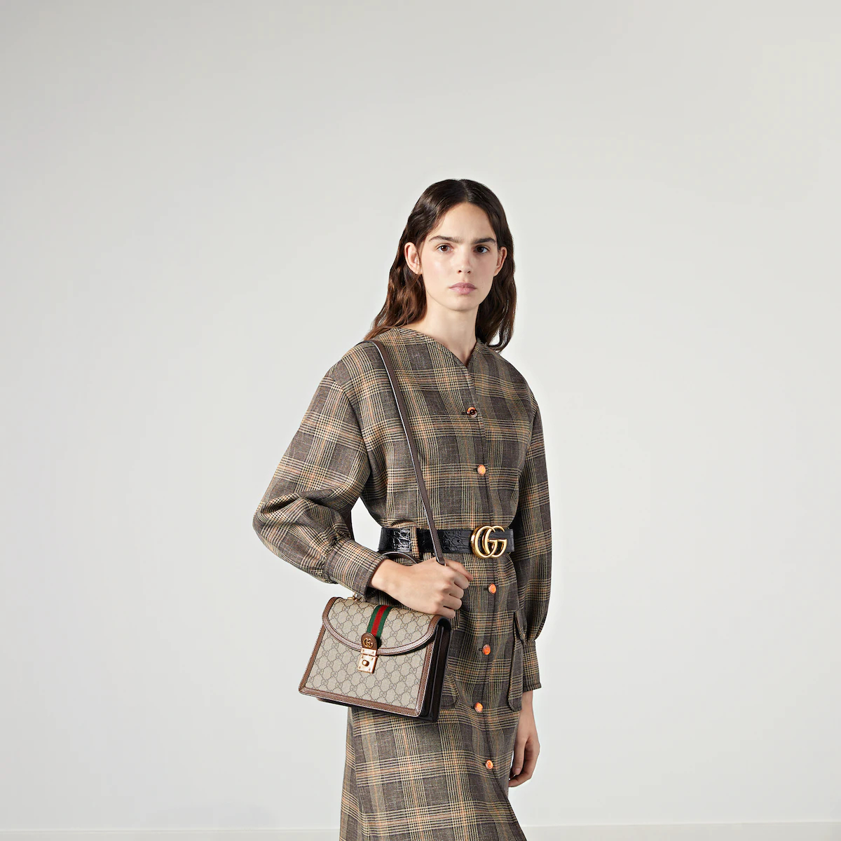 OPHIDIA  SMALL TOP HANDLE BAG