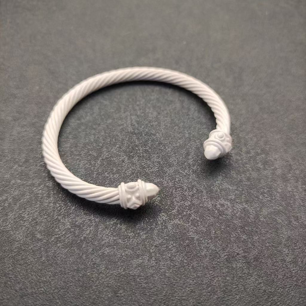 Renaissance® Classic Cable Bracelet White, 5mm