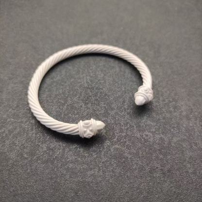 Renaissance® Classic Cable Bracelet White, 5mm