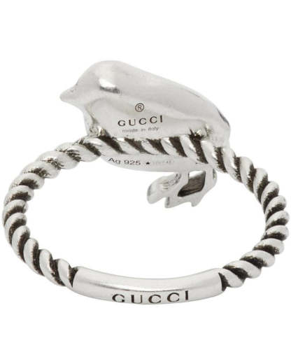 Chick Motif Ring in Silver