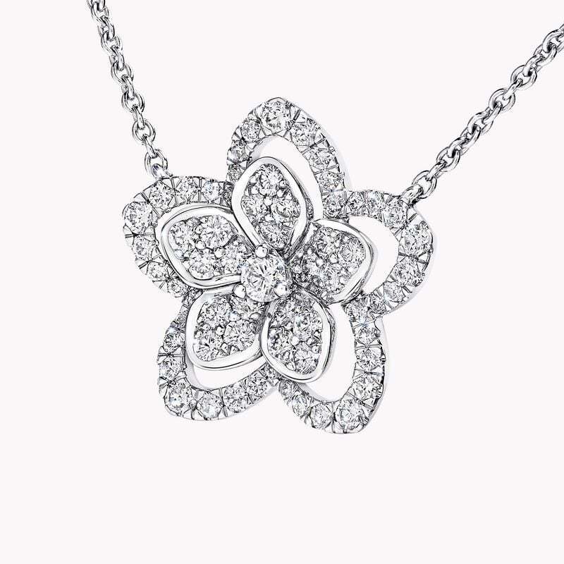 Wild Flower Diamond Pendant
