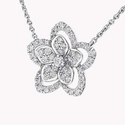 Wild Flower Diamond Pendant