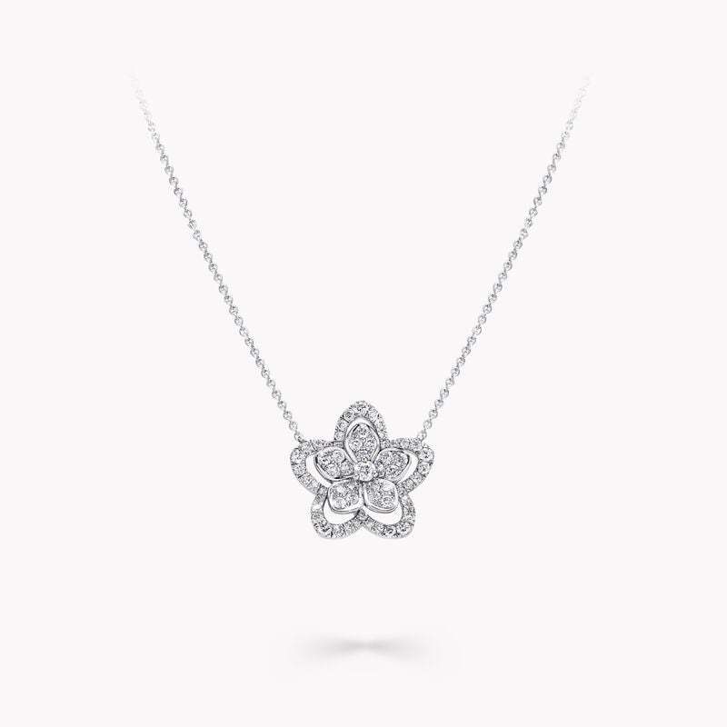 Wild Flower Diamond Pendant