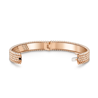 Perlée diamonds bracelet, 5 rows, medium model