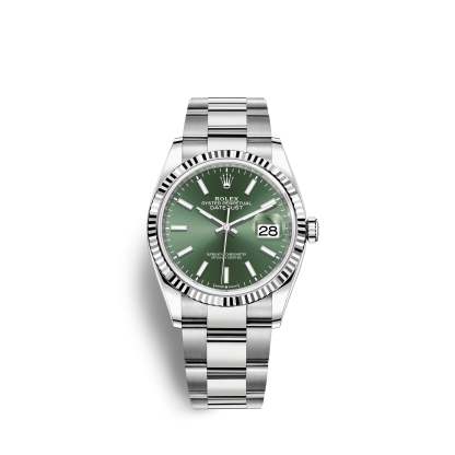 Datejust 36mm, Oystersteel and 18k White Gold, Ref# 126234-0052