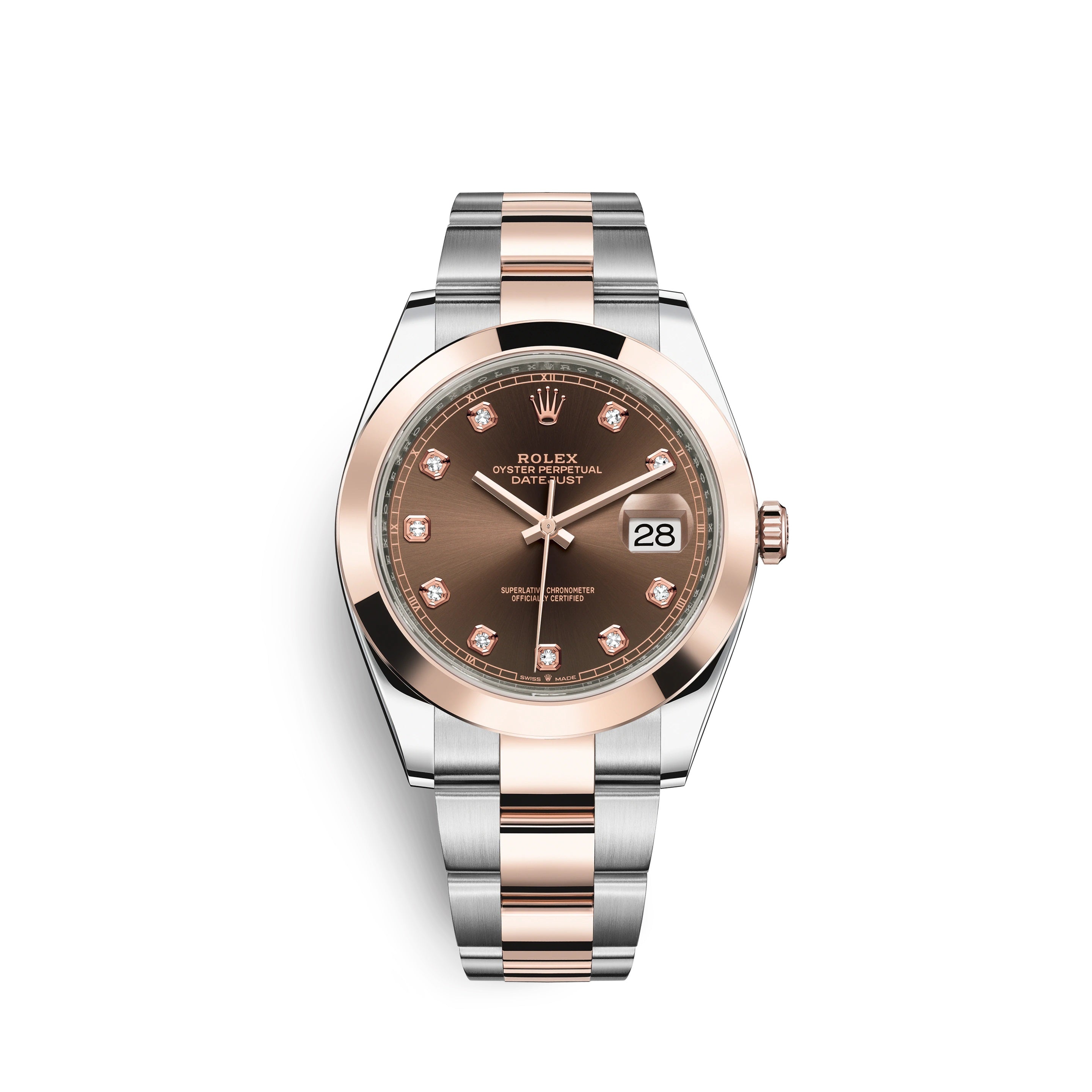 Datejust 41, 18k Everose Gold and Stainless Steel, 41mm, Ref# 126301-0003