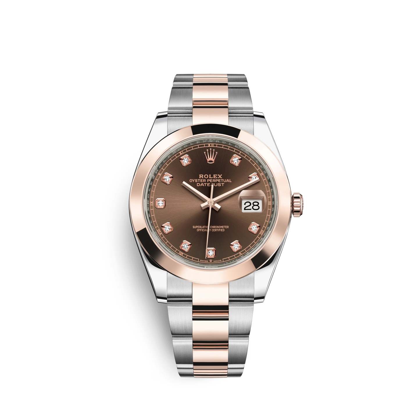 Datejust 41, 18k Everose Gold and Stainless Steel, 41mm, Ref# 126301-0003