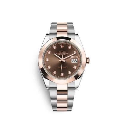 Datejust 41, 18k Everose Gold and Stainless Steel, 41mm, Ref# 126301-0003