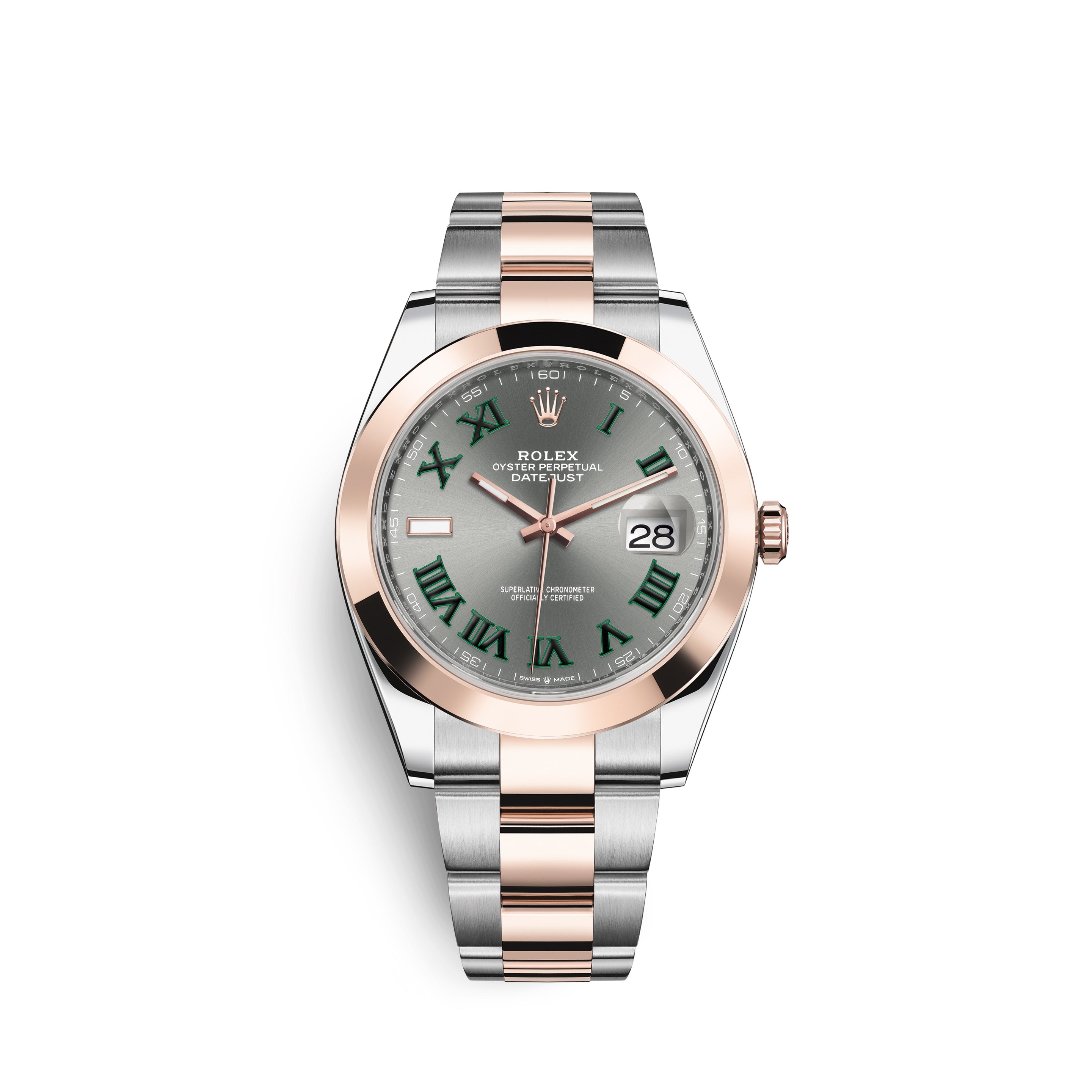 Datejust 41, 18k Everose Gold and Stainless Steel, 41mm, Ref# 126301-0015