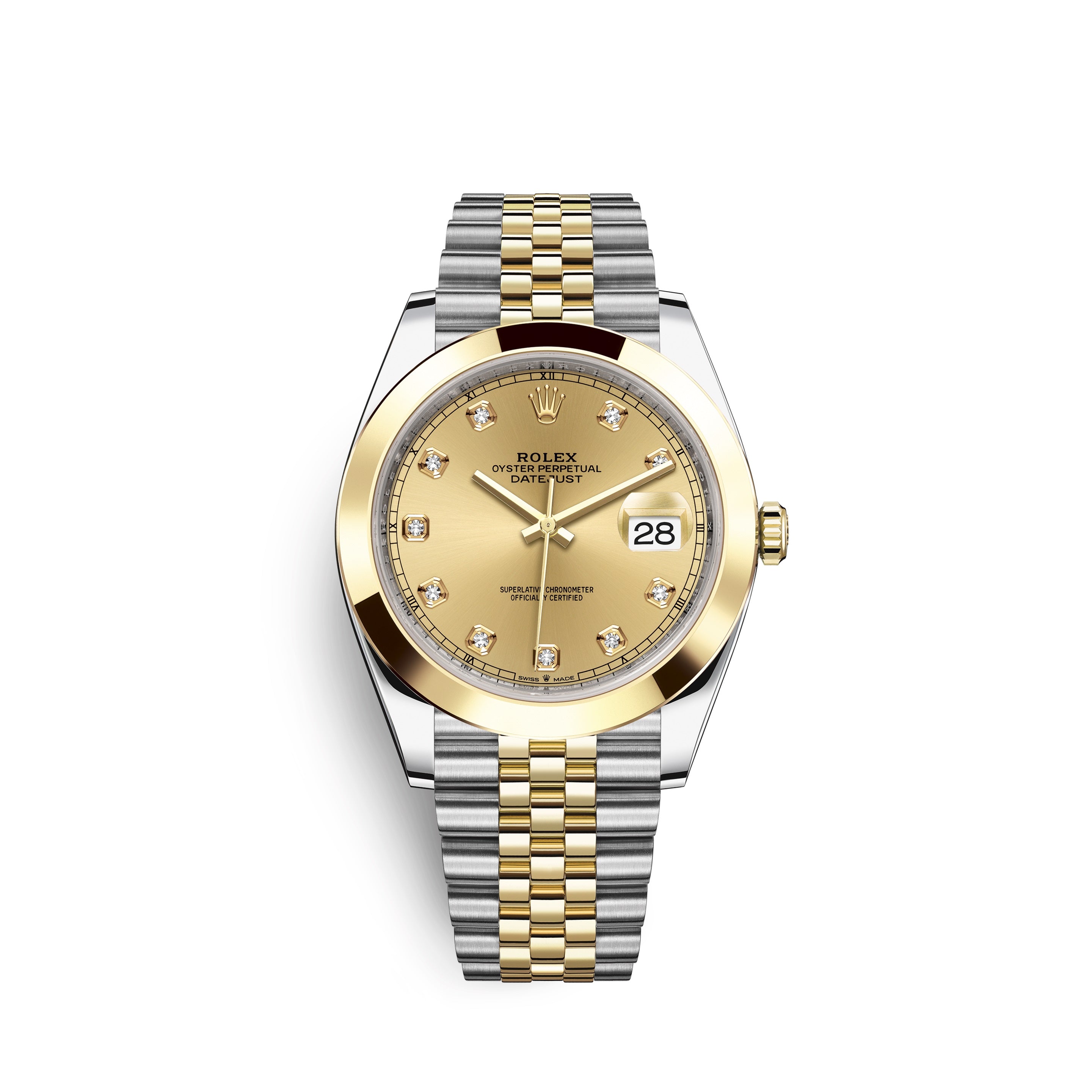 Datejust 41, 18k Yellow Gold and Stainless Steel, 41mm, Ref# 126303-0012