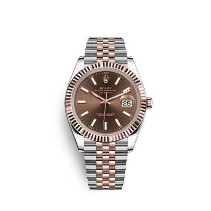 Datejust 41, 18k Everose Gold and Stainless Steel, 41mm, Ref# 126331-0002
