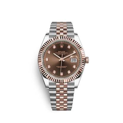 Datejust 41, 18k Everose Gold and Stainless Steel, 41mm, Ref# 126331-0004