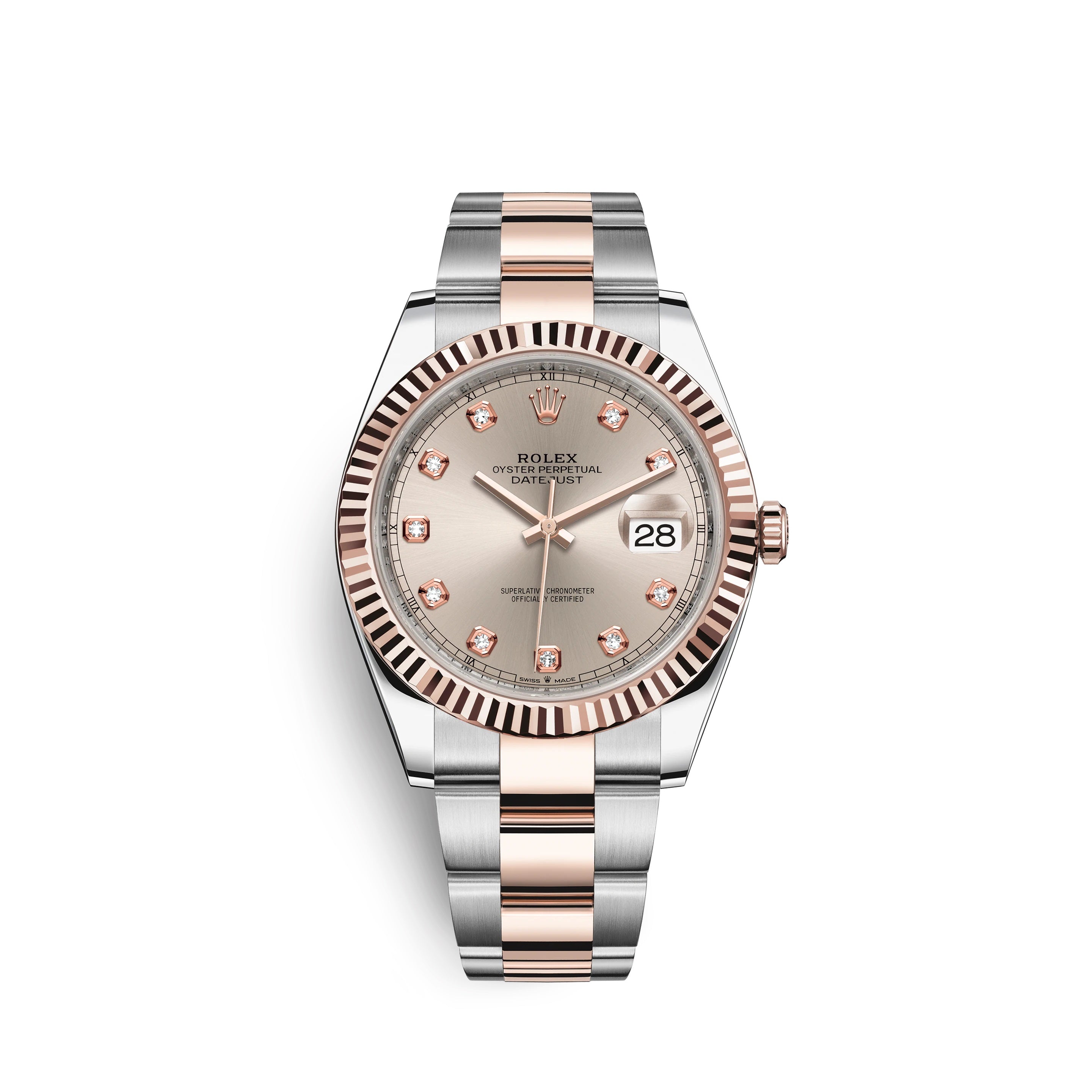 Datejust 41, 18k Everose Gold and Stainless Steel, 41mm, Ref# 126331-0007