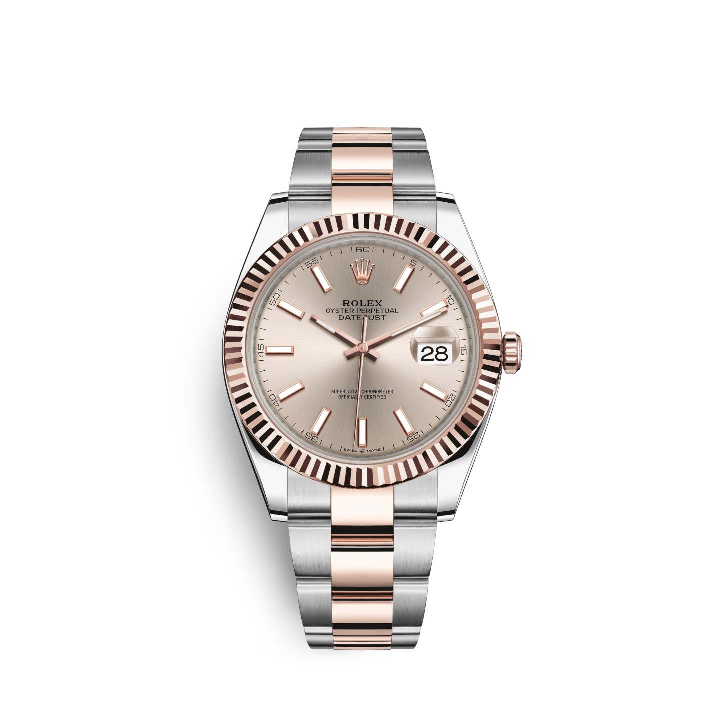 Datejust 41, 18k Everose Gold and Stainless Steel, 41mm, Ref# 126331-0009