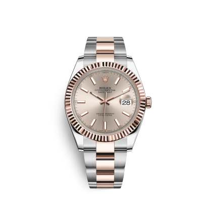 Datejust 41, 18k Everose Gold and Stainless Steel, 41mm, Ref# 126331-0009