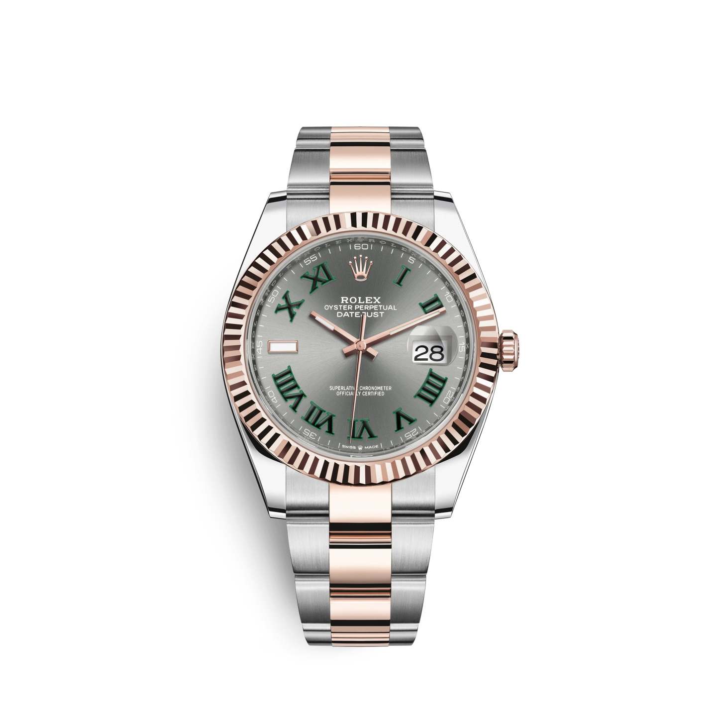 Datejust 41, 18k Everose Gold and Stainless Steel, 41mm, Ref# 126331-0015