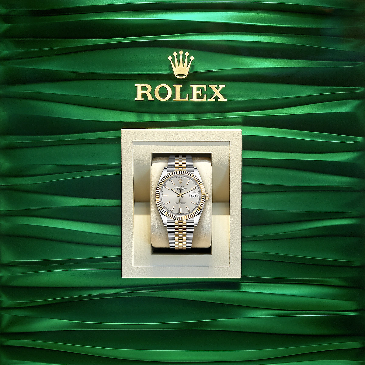 Datejust 41, 18k Yellow Gold and Stainless Steel, 41mm, Ref# 126333-0002
