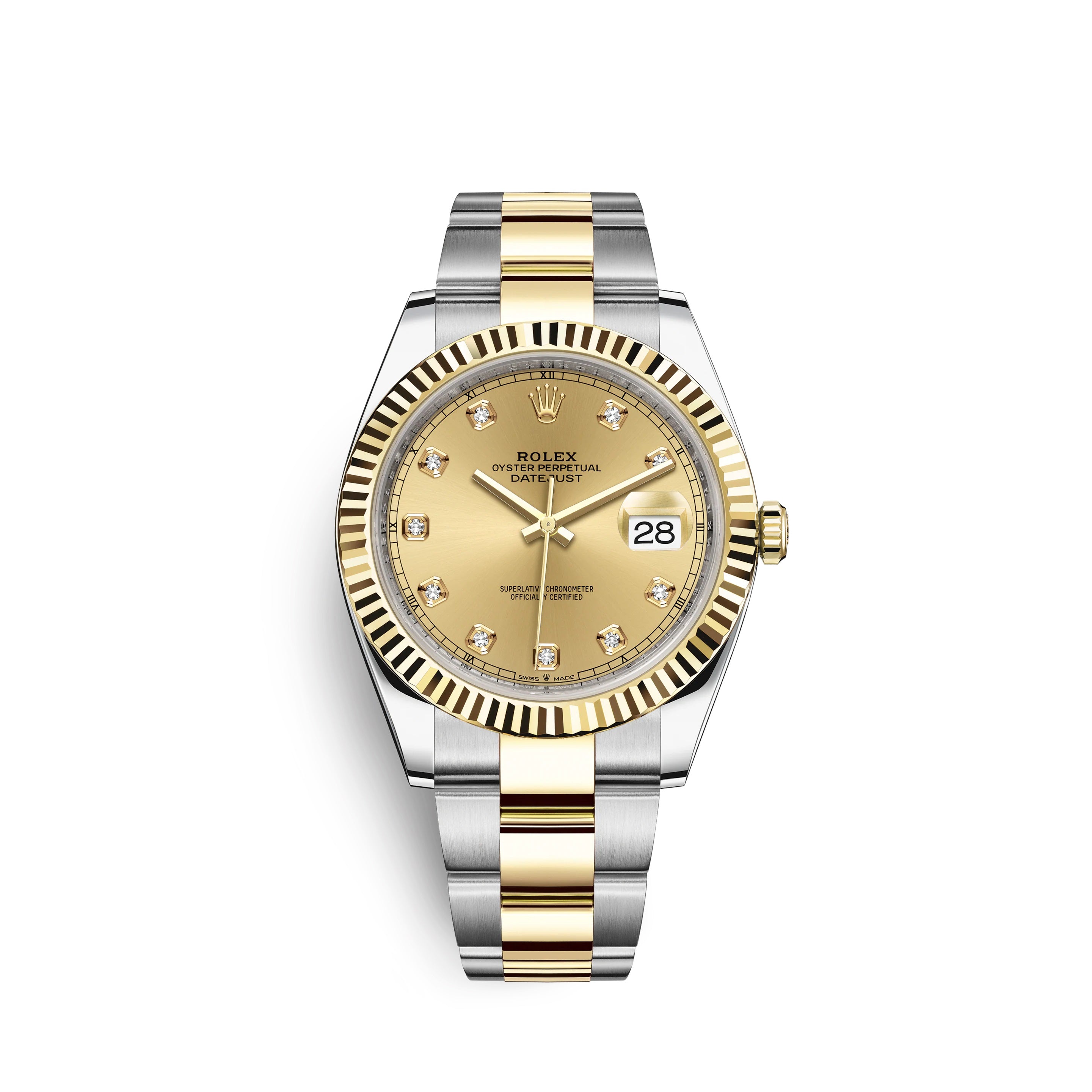 Datejust 41, 18k Yellow Gold and Stainless Steel, 41mm, Ref# 126333-0011