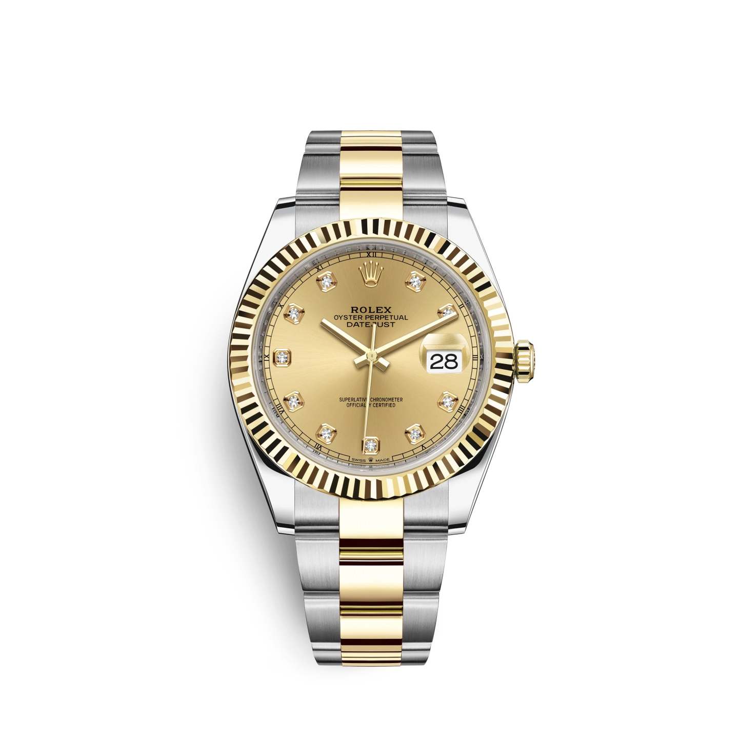 Datejust 41, 18k Yellow Gold and Stainless Steel, 41mm, Ref# 126333-0011