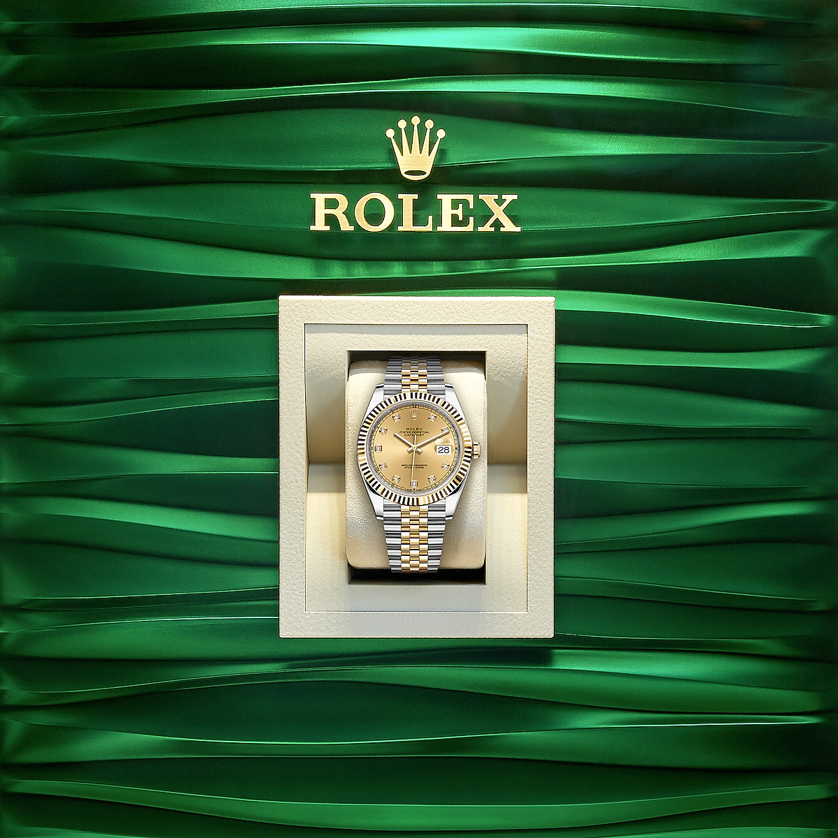 Datejust 41, 18k Yellow Gold and Stainless Steel, 41mm, Ref# 126333-0012