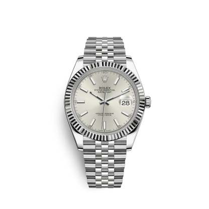 Datejust 41, Stainless Steel and 18k White Gold, 41mm, Ref# 126334-0004