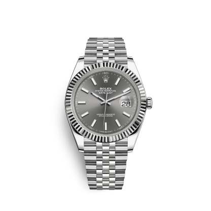 Datejust 41, Stainless Steel and 18k White Gold, 41mm, Ref# 126334-0014