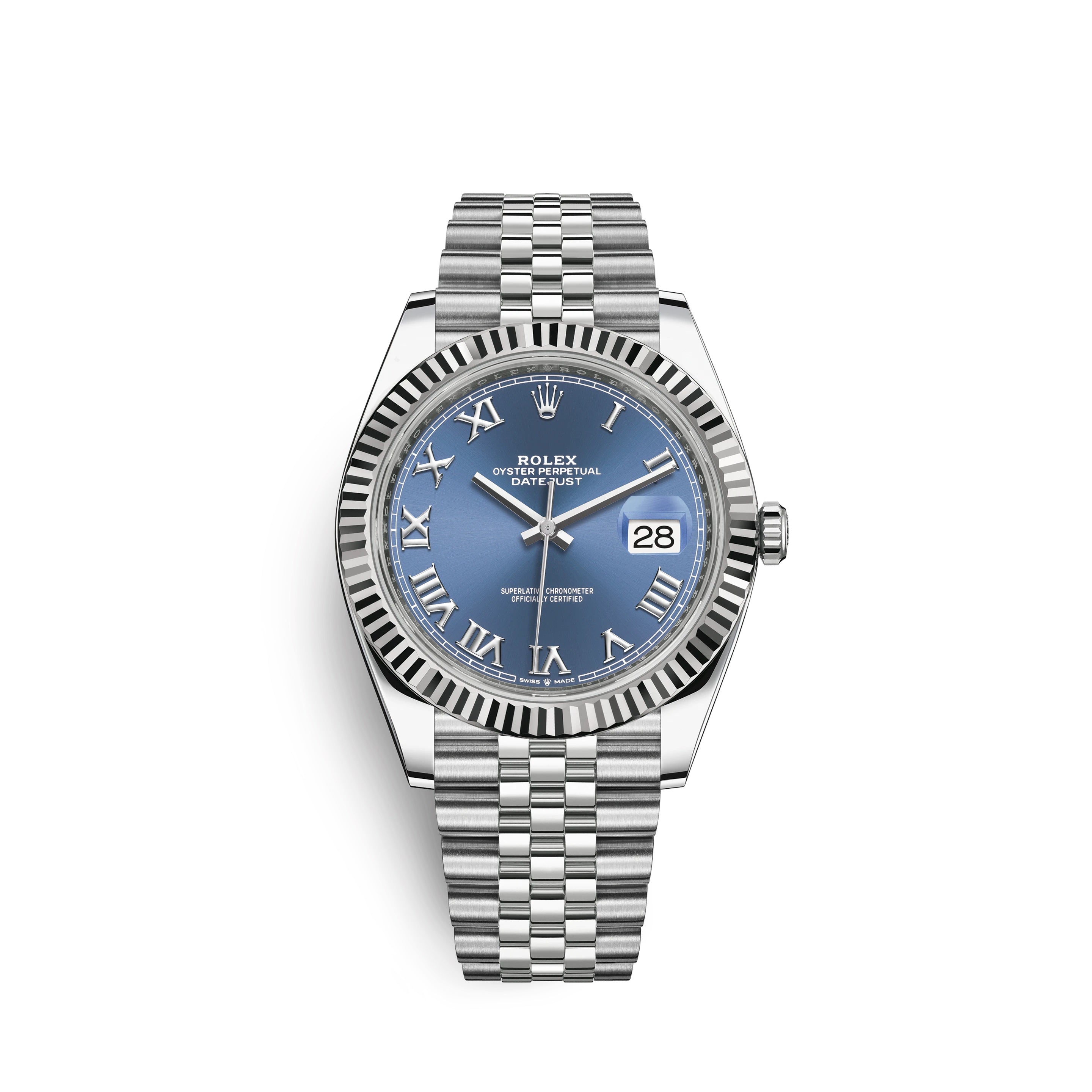 Datejust 41, Stainless Steel and 18k White Gold, 41mm, Ref# 126334-0026