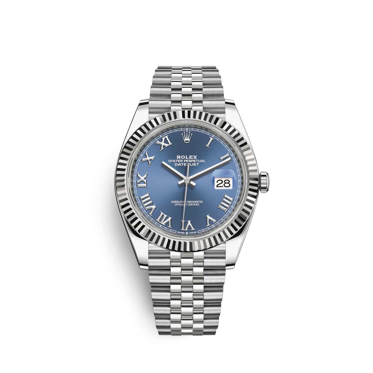 Datejust 41, Stainless Steel and 18k White Gold, 41mm, Ref# 126334-0026