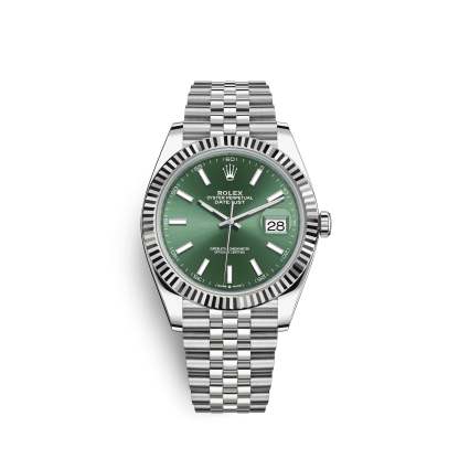Datejust 41mm, Oystersteel and 18k White Gold, Ref# 126334-0028