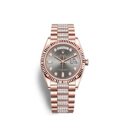 Day-Date, 36mm, 18k Everose Gold, Ref# 128235-0051