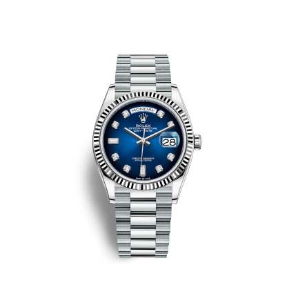 Day-Date, 36mm, Platinum, Ref# 128236-0005