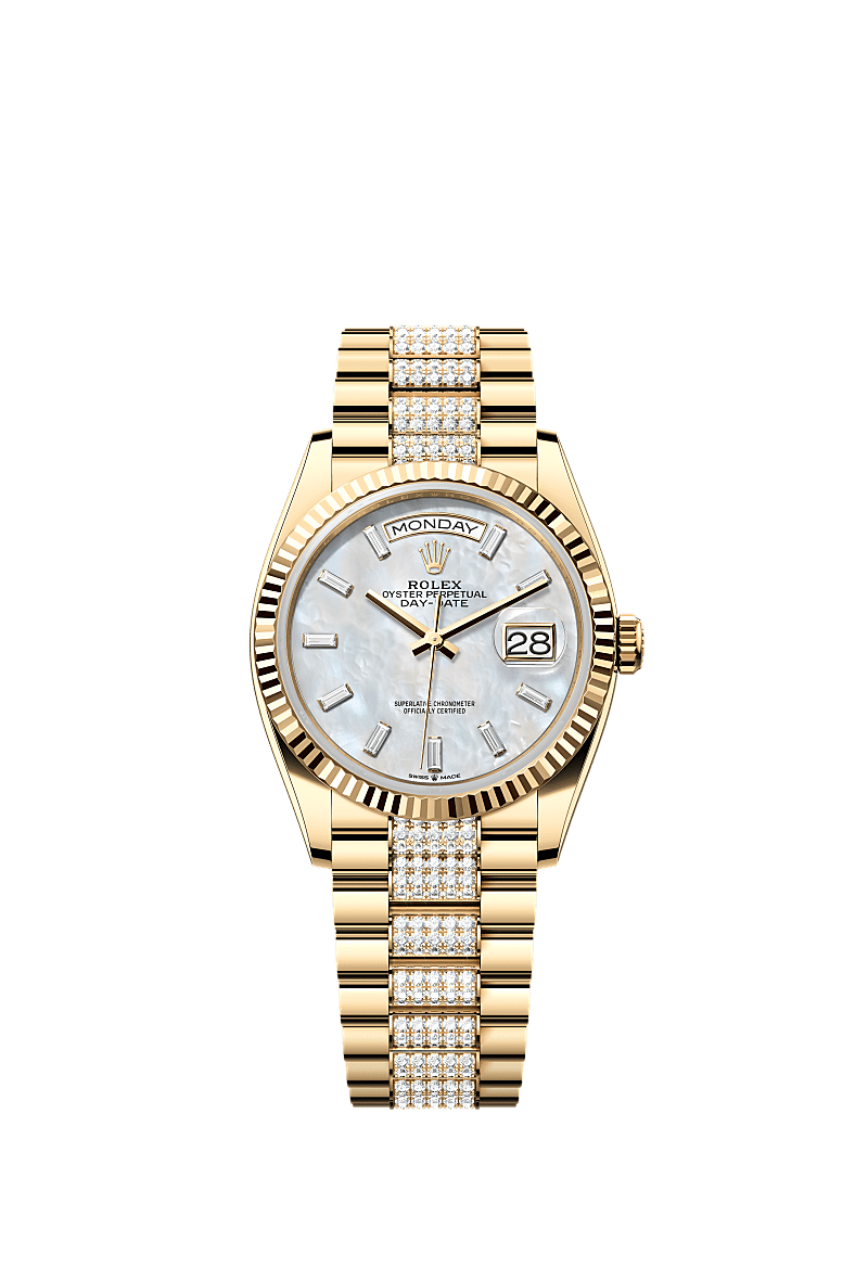 Day-Date 36  Oyster, 36 mm, yellow gold  Reference 128238