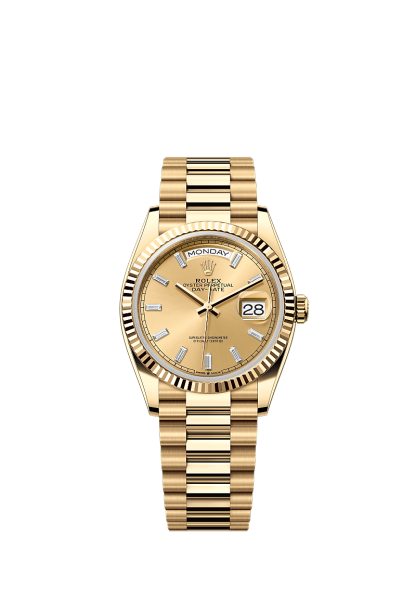Day-Date 36  Oyster, 36 mm, yellow gold  Reference 128238