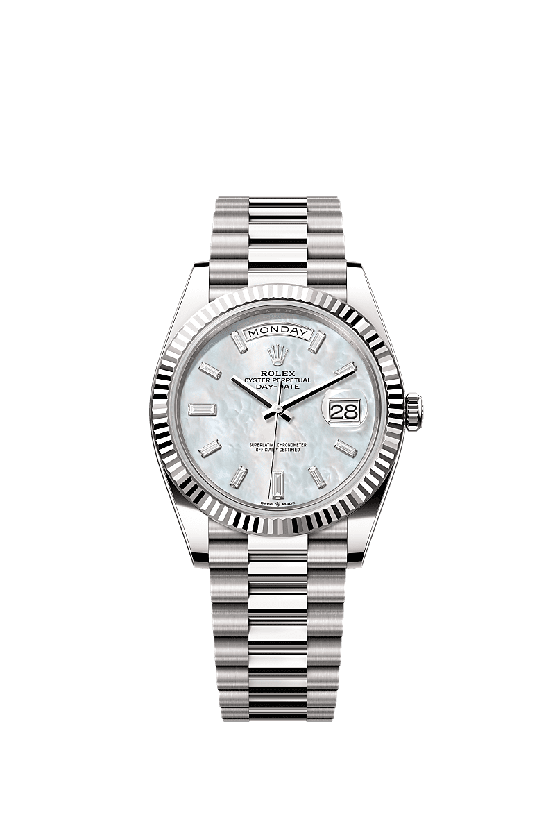 Day-Date 40  Oyster, 40 mm, white gold  Reference 228239