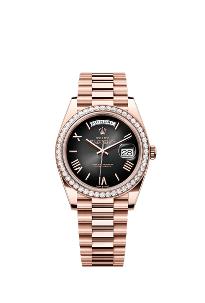 Day-Date 40  Oyster, 40 mm, Everose gold and diamonds  Reference 228345RBR