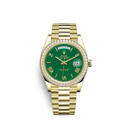 Day-Date, 40mm, 18k Yellow Gold and Diamonds, Ref# 228348rbr-0040