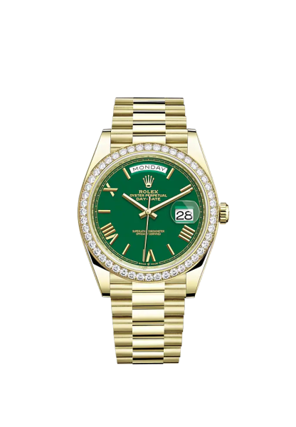 Day-Date, 40mm, 18k Yellow Gold and Diamonds, Ref# 228348rbr-0040