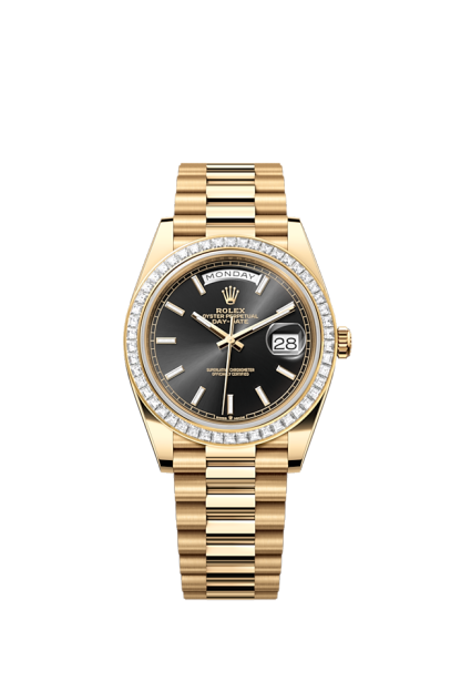 Day-Date 40, 18k Yellow Gold with Diamond-set, 40mm, Ref# 228398tbr-0041