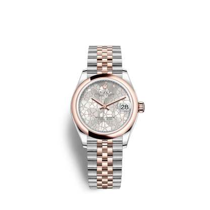 Datejust 31mm, Oystersteel and 18k Everose Gold and Diamonds, Ref# 278241-0032