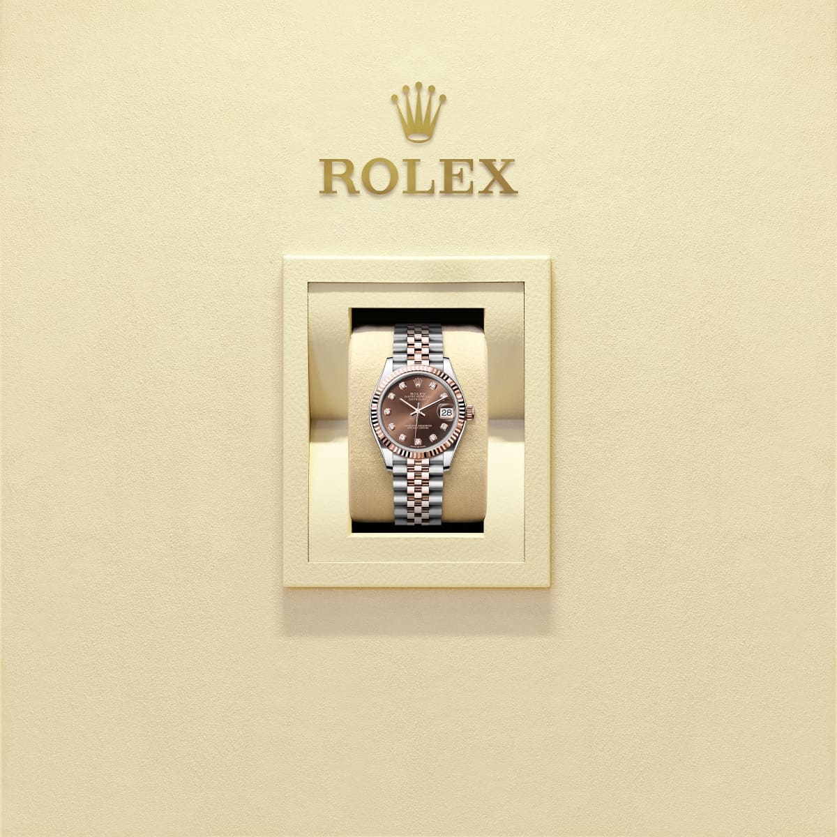 Datejust 31  Oyster, 31 mm, Oystersteel and Everose gold  Reference 278271