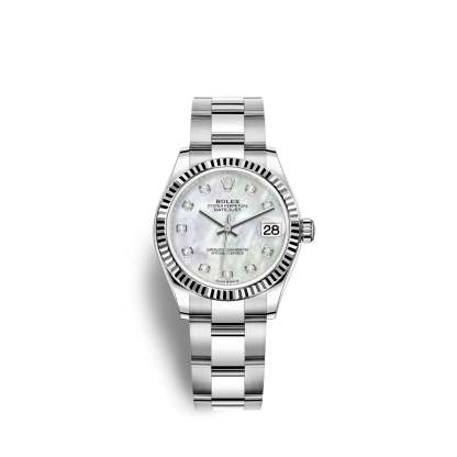 Datejust 31, Oystersteel and 18k White Gold, Ref# 278274-0005