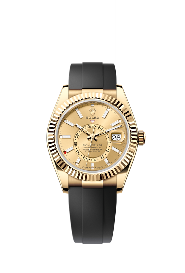 Sky-Dweller, 42mm, 18k Yellow Gold, Ref# 336238-0001