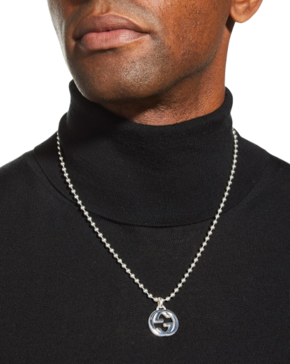 Men's Interlocking Pendant Necklace