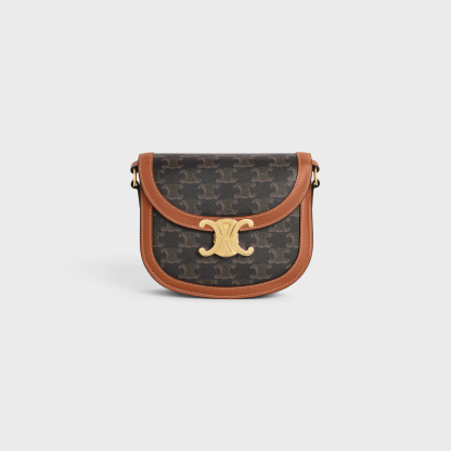 BESACE CLEA in Triomphe Canvas and Calfskin