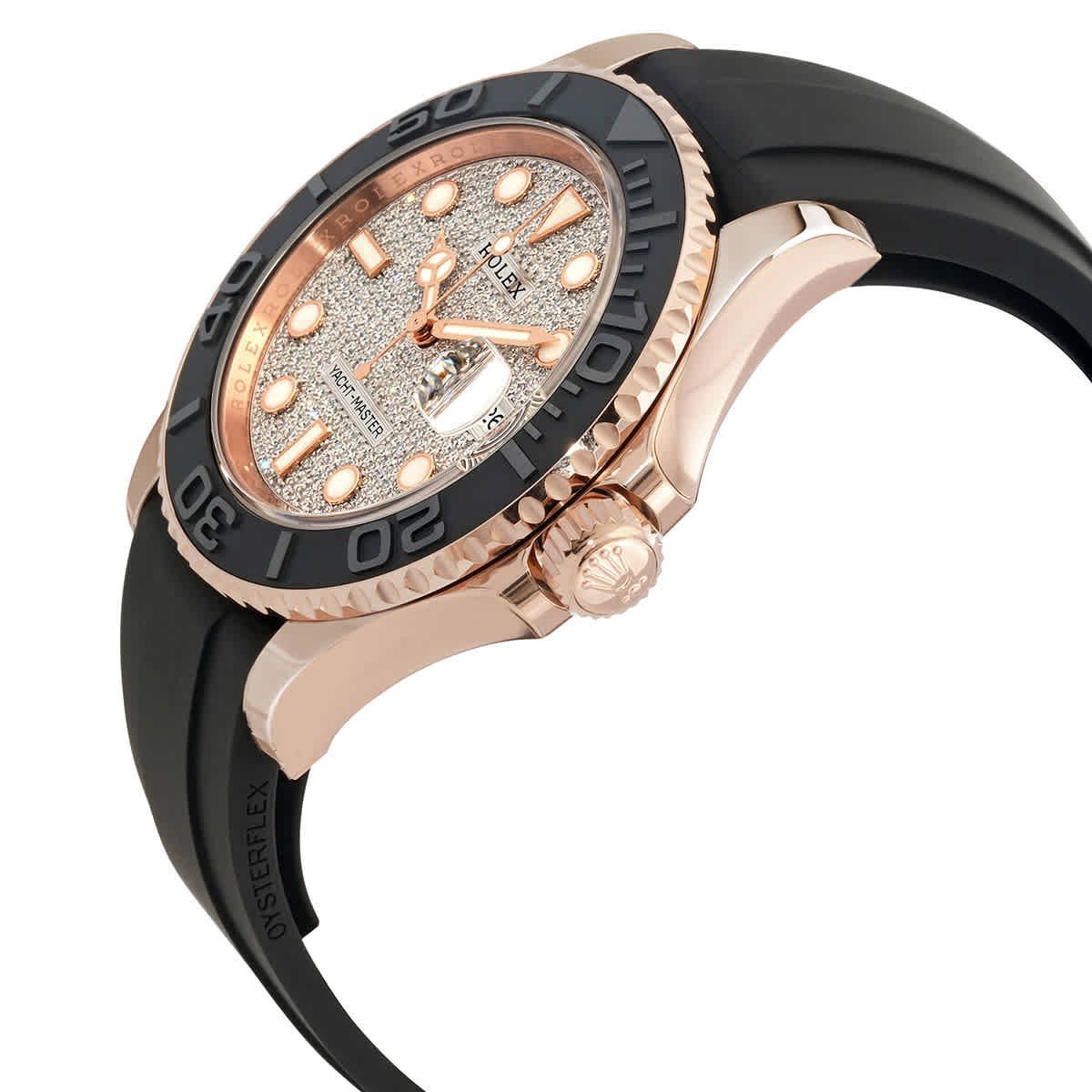 Yacht-Master 40mm 116655 - 18k Rose Gold Case with Diamond Pave Dial