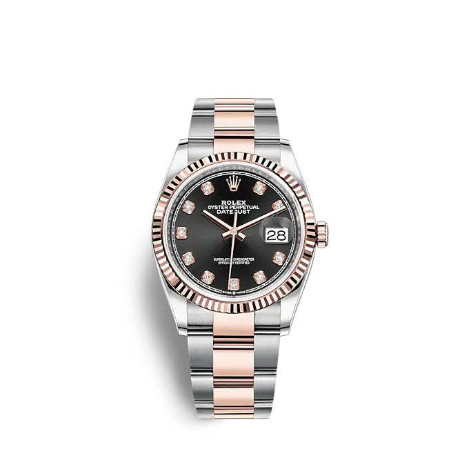 Datejust 36 Oystersteel and Everose gold Ref# 126231-0020
