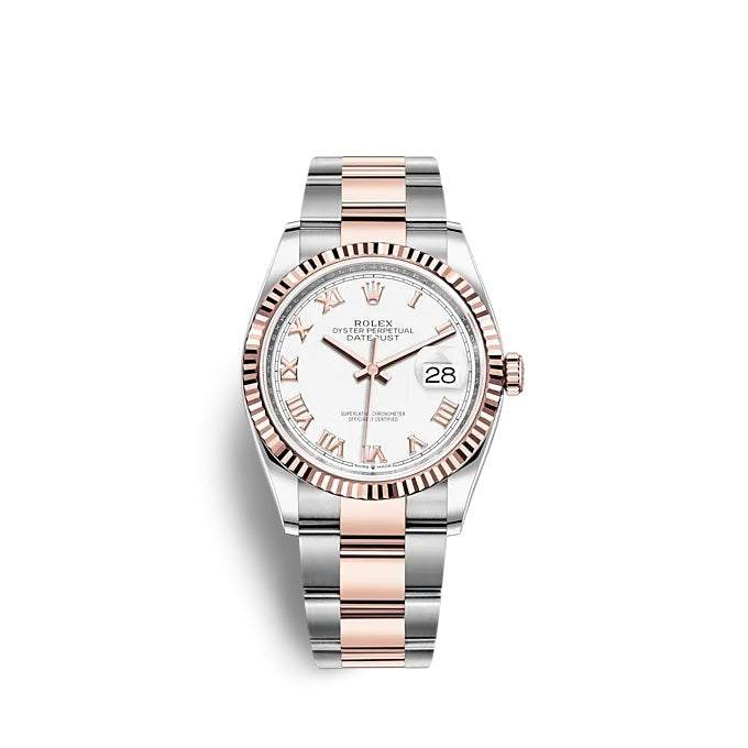 Datejust 36 Oystersteel and Everose gold Ref# 126231-0016