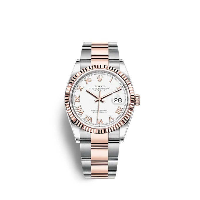 Datejust 36 Oystersteel and Everose gold Ref# 126231-0016