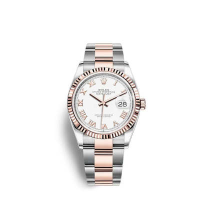 Datejust 36 Oystersteel and Everose gold Ref# 126231-0016