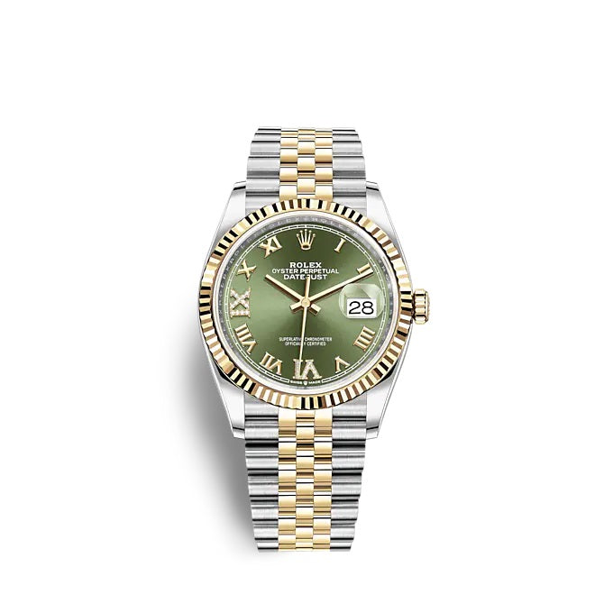 Datejust 36 Oystersteel and yellow gold Ref# 126233-0025